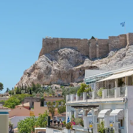 Ferienwohnung Downtown Cocoon With Roof Deck Athen Exterior foto